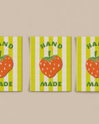 Strawberry Large Garment Labels: Set of 6