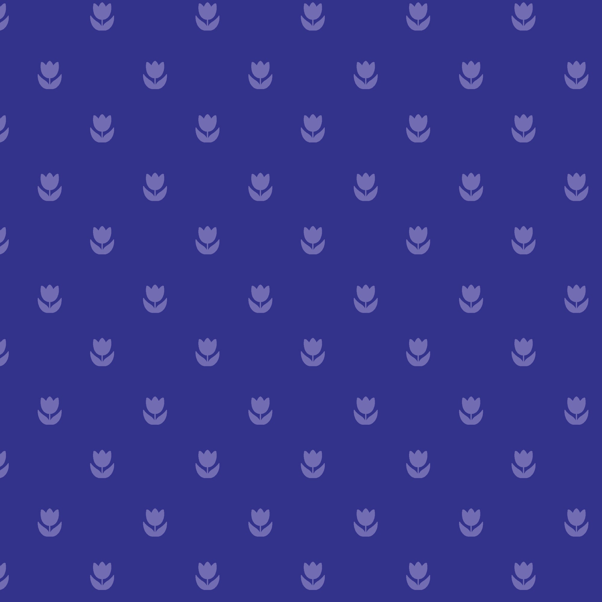 Blooming Garden - Flower Fields - Blue