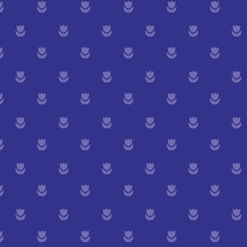 Blooming Garden - Flower Fields - Blue