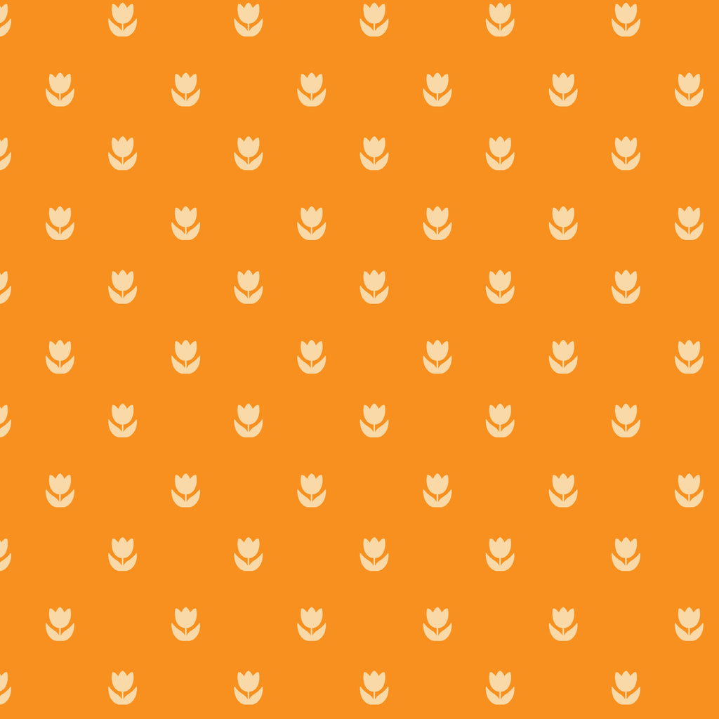 Blooming Garden - Flower Fields - Orange
