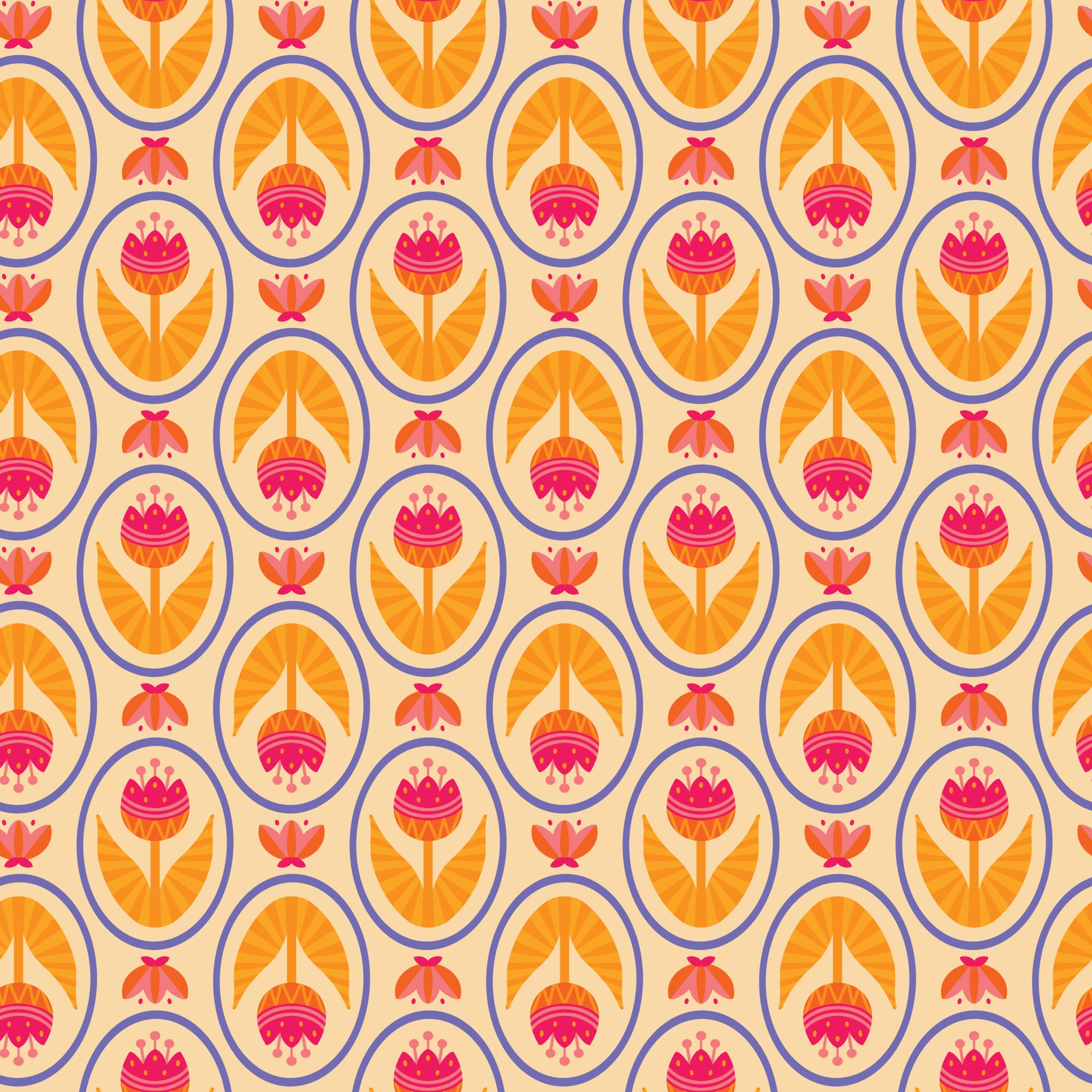 Blooming Garden - Tulip Love - Pale Orange