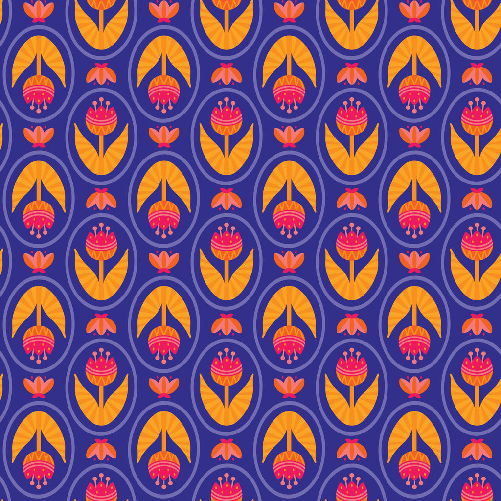 Blooming Garden - Tulip Love - Blue
