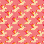 Blooming Garden - Birdies - Pink