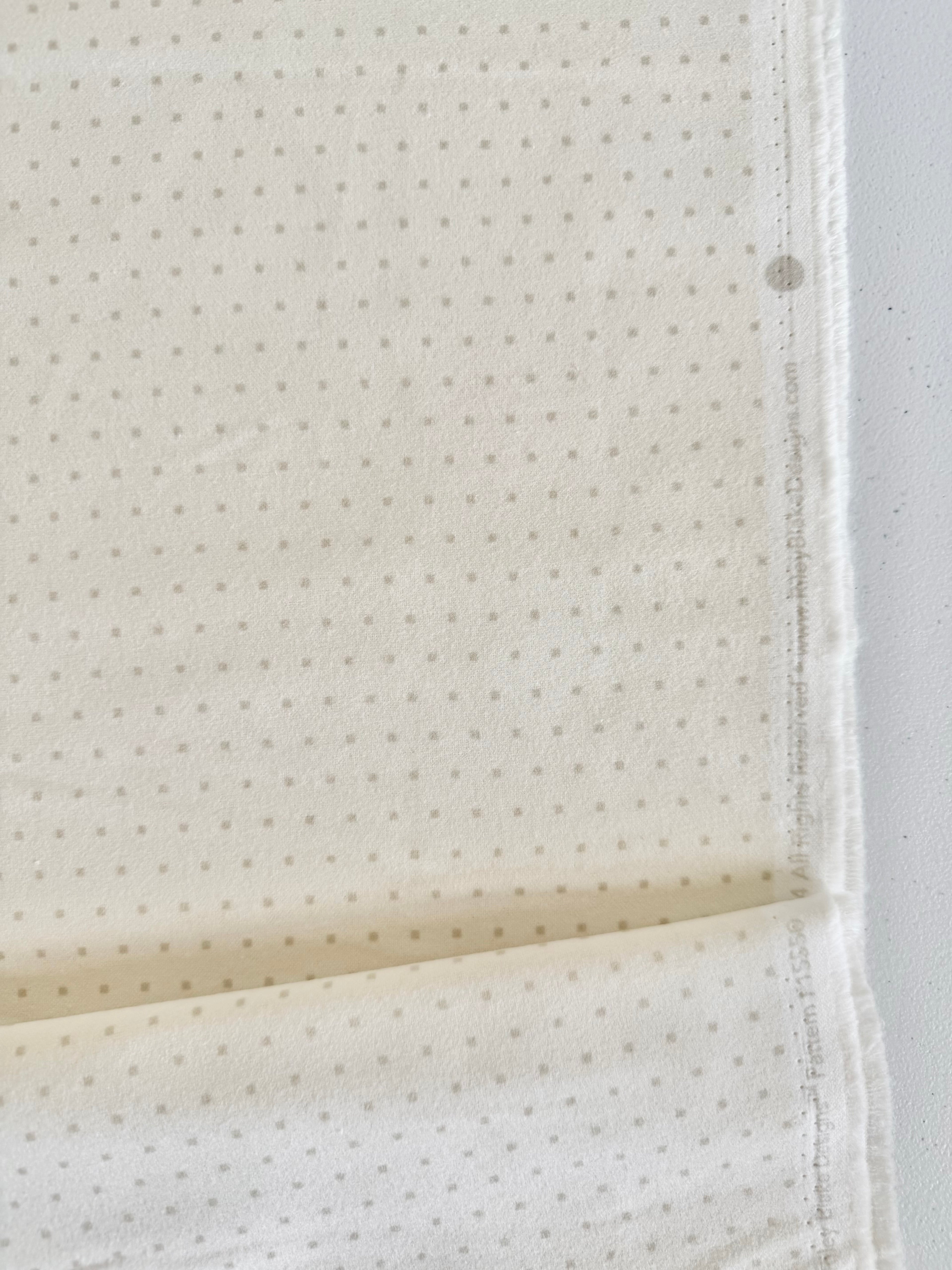 Stitcher's Flannel Dots Cream