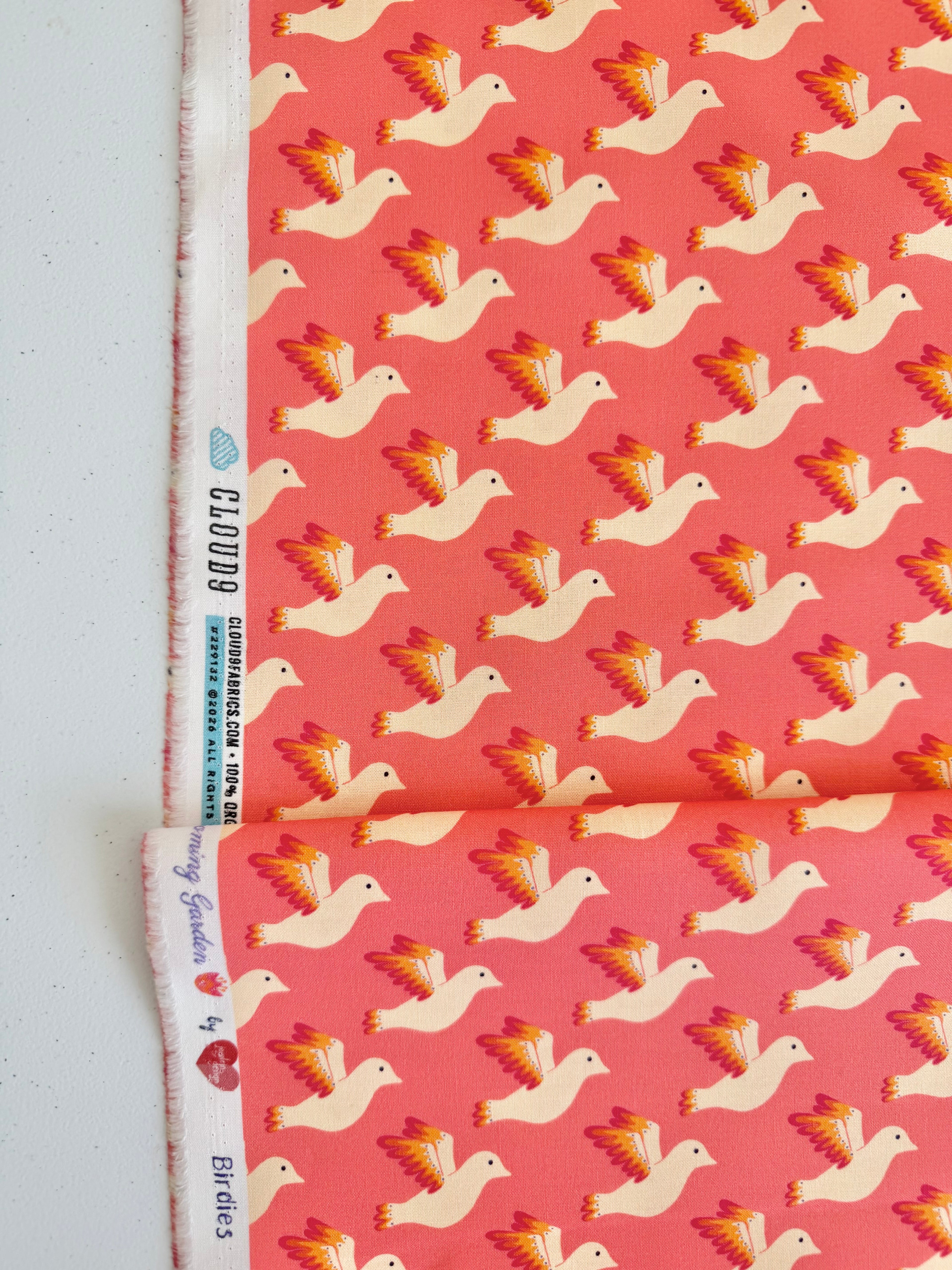 Blooming Garden - Birdies - Pink