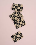 One of a Kind Checkerboard Large Garment Labels: Set of 6
