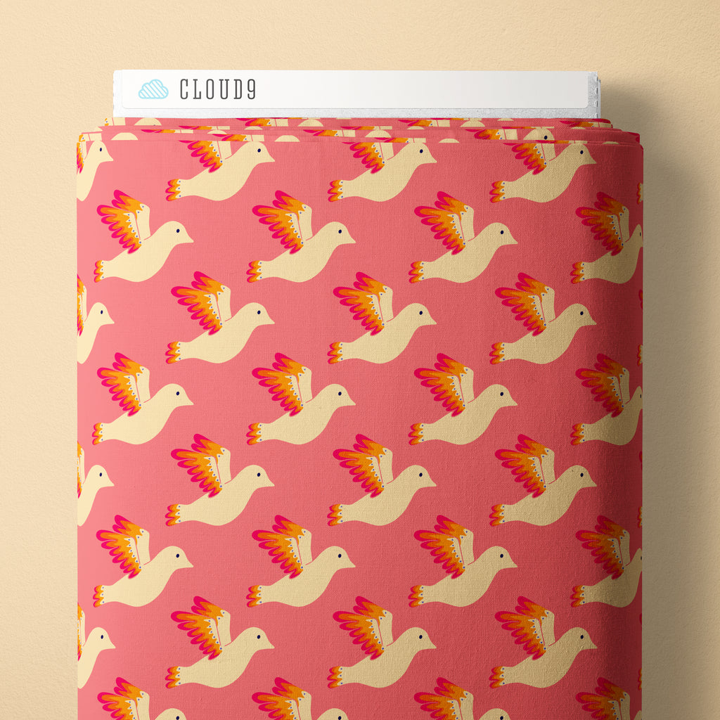 Blooming Garden - Birdies - Pink
