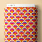 Blooming Garden - Fan Flowers - Pale Orange