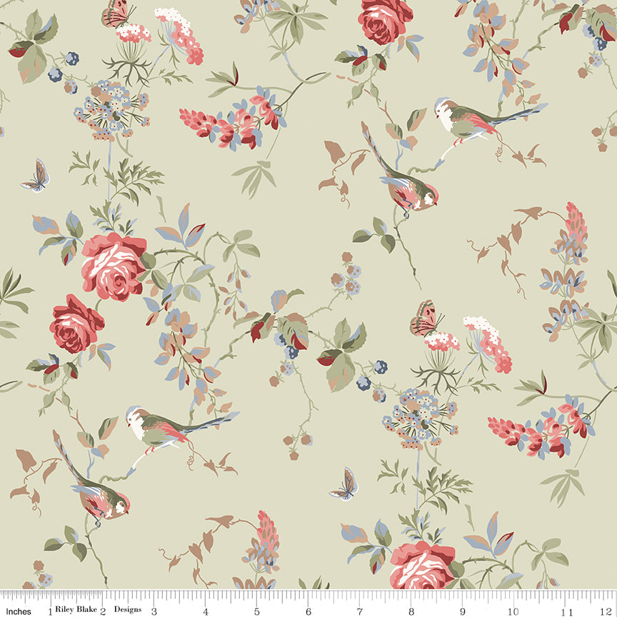 Anne of Green Gables Floral Sage