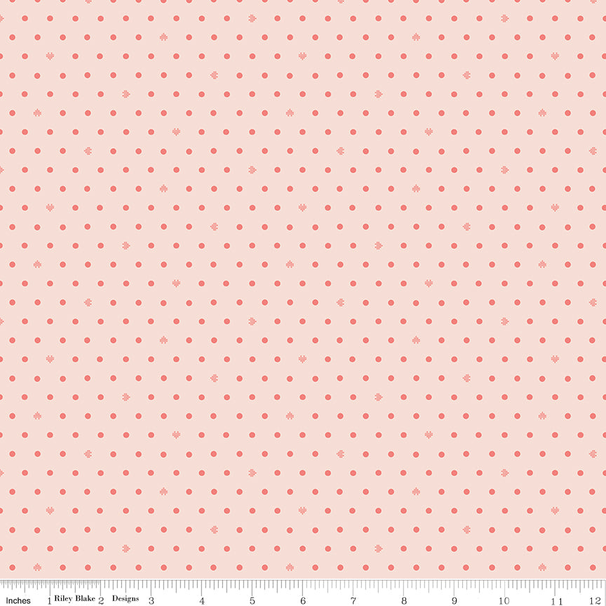 Cotton Nook - Dots Blush