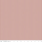1/8" Stripe on Ivory Canyon Rose