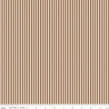 1/8" Stripe on Ivory Teddy Bear