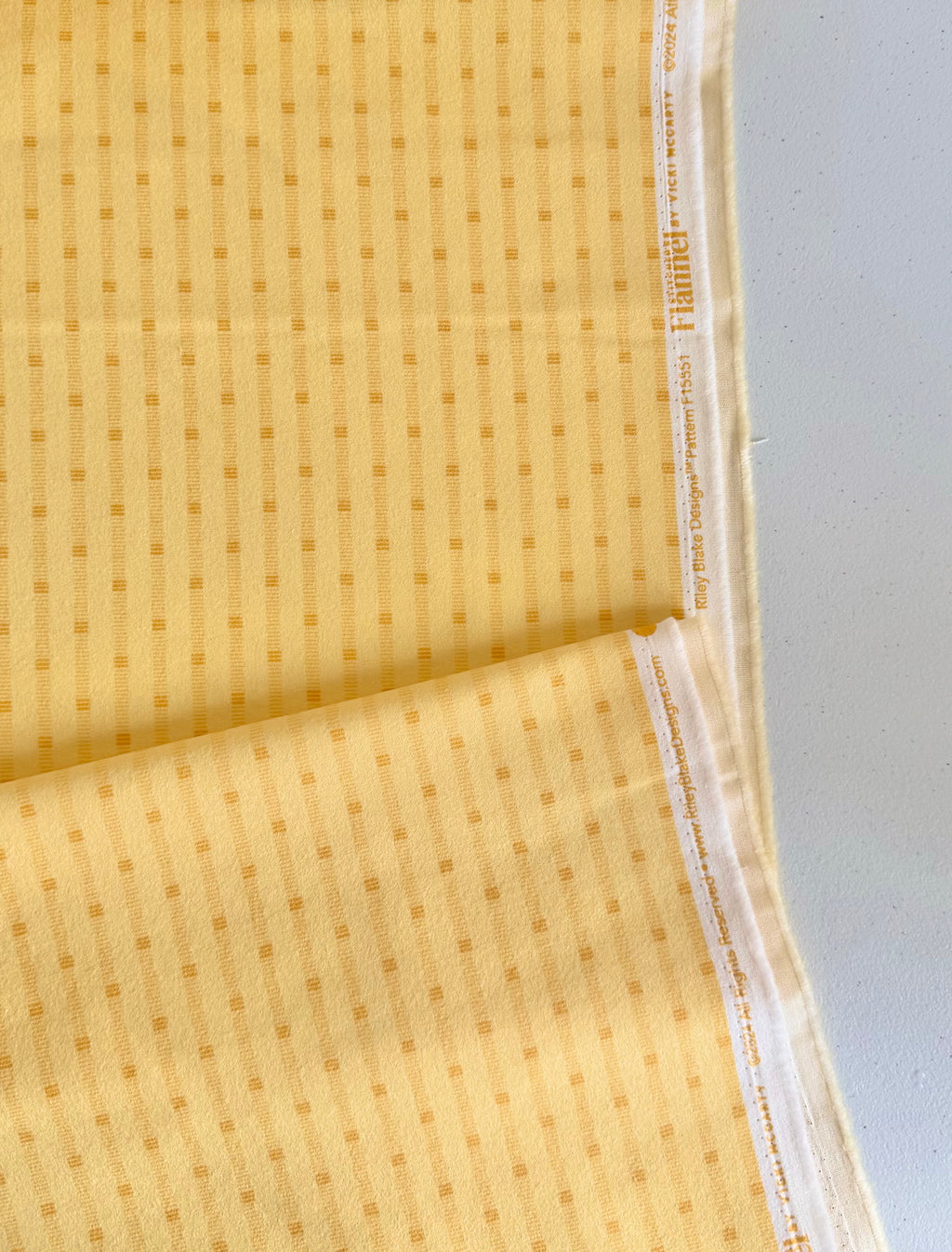 Stitcher's Flannel Shadow Stripe Yellow