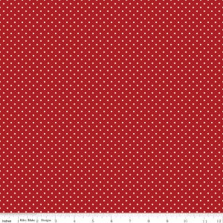 Swiss Dot Barn Red