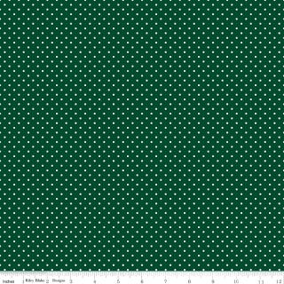 Swiss Dot Christmas Green