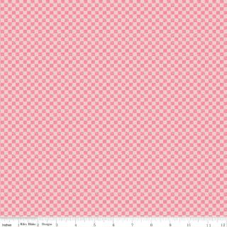 Check Please! 1/4" Tone-on-Tone Check Sugar Pink