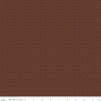 Stitcher's Flannel Dots Chocolate