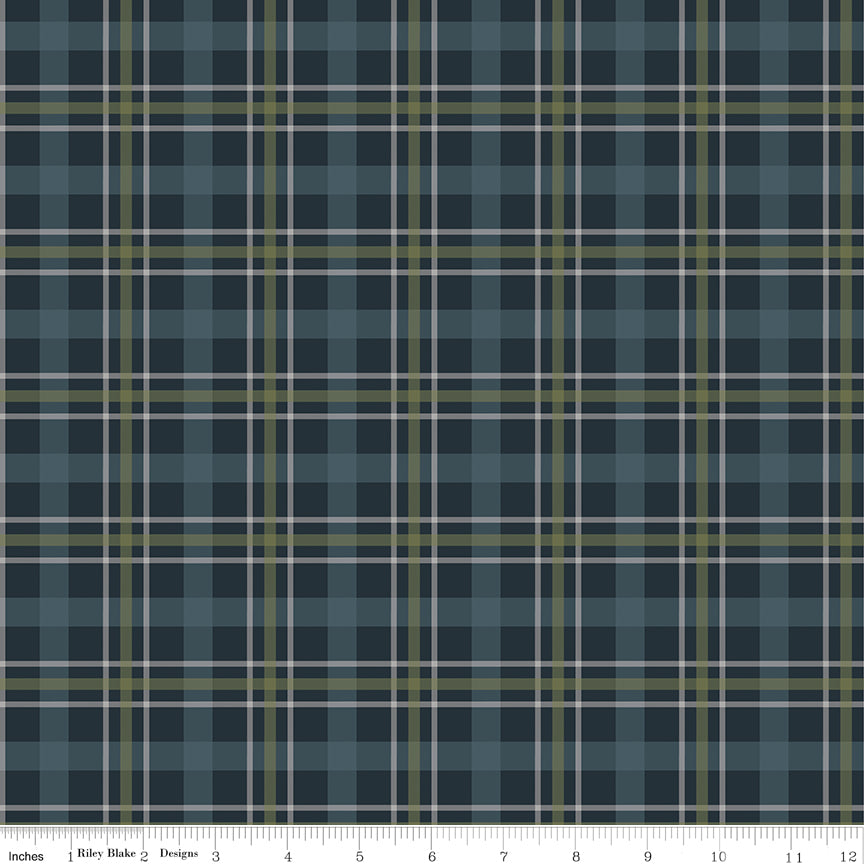 Flannel Cretaceous Plaid Navy