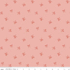 Flannel Sweet Cotton Tales Bows Pink