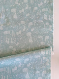 Peter Rabbit and Benjamin Bunny Tonal Garden Blue