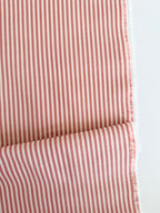 1/8" Stripe on Ivory Canyon Rose