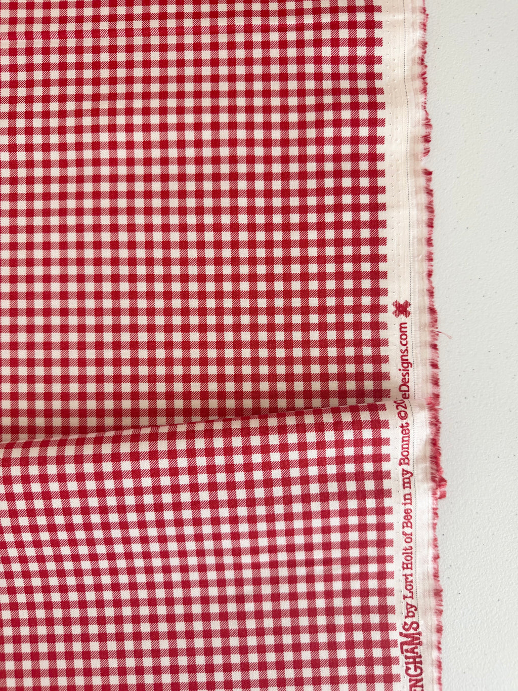 Bee Ginghams Tina Schoolhouse Red