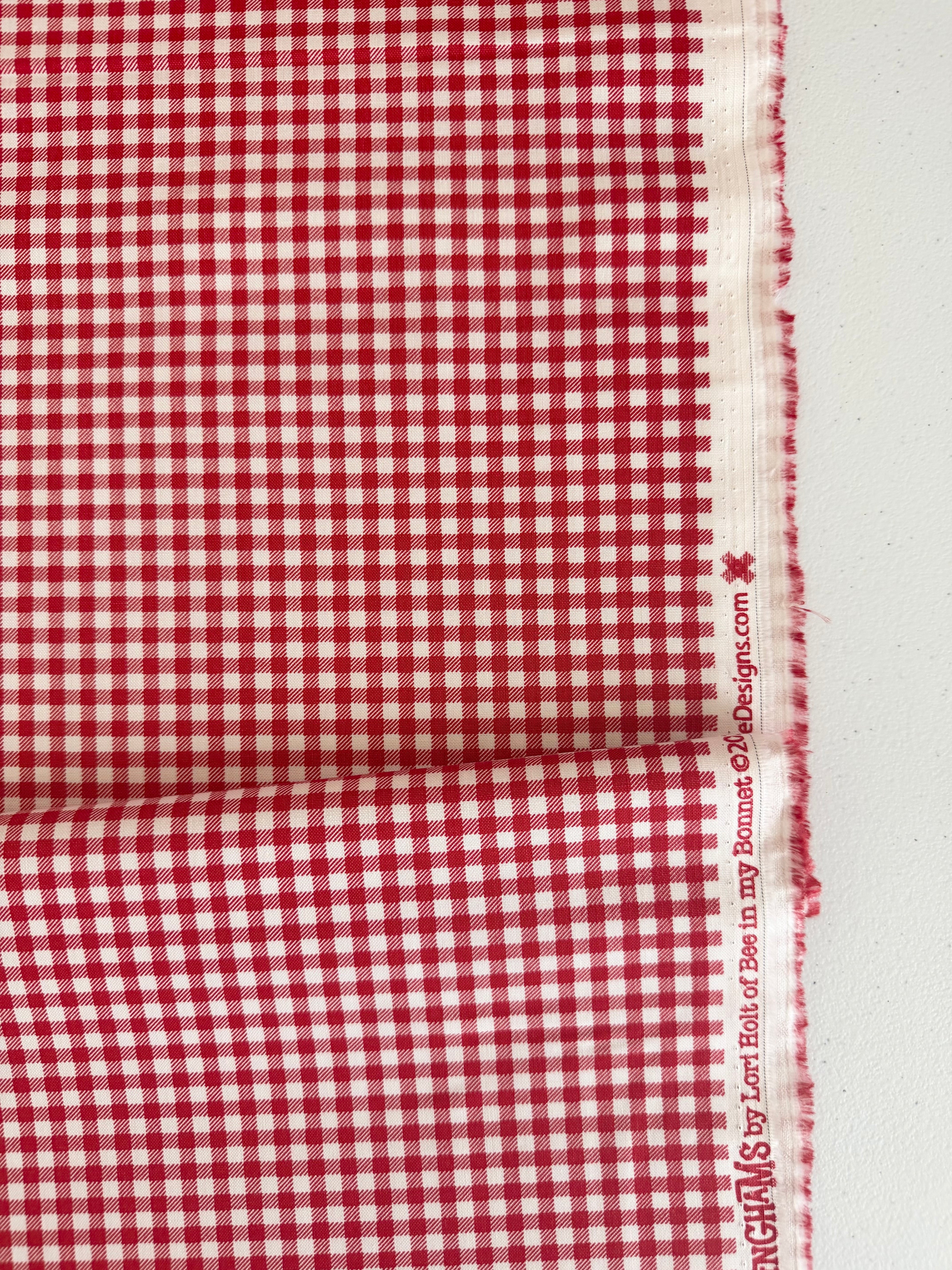 Bee Ginghams Tina Schoolhouse Red