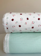 Flannel Micro Gingham Sweet Mint