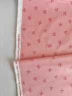 Flannel Sweet Cotton Tales Bows Pink