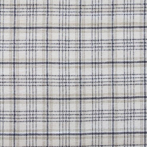 Crosshatch Plaid Oatmilk - Flannel