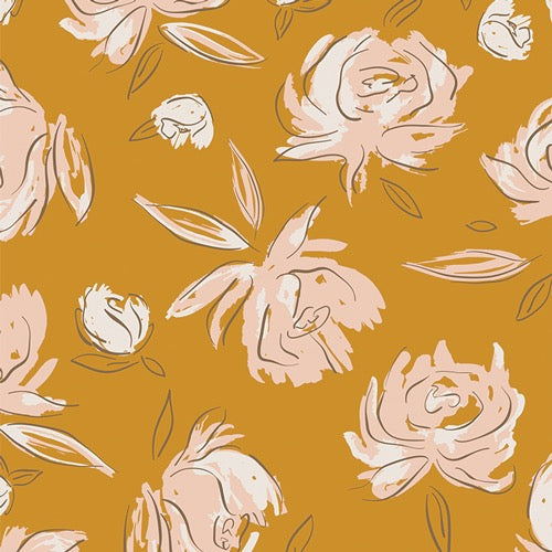 Bed of Roses Amber in Flannel