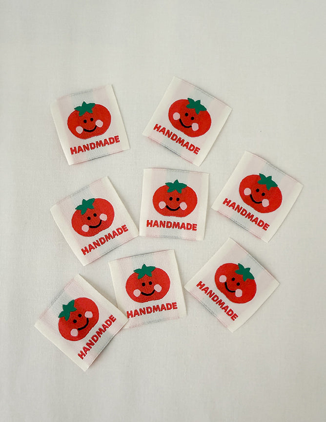 Tomato Woven Labels