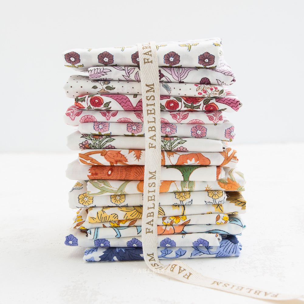 Indian Block Prints Fat Quarter Bundle